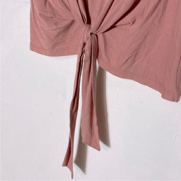 Z supply pink tie front T shirt M - Picture 9 of 13